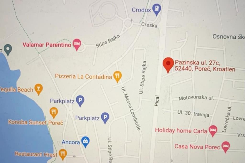 Porec, Tolle 3 Zi-Whg, Sehr Zentral, Top Zustand! Mit Internet Und W-Lan! Extérieur photo